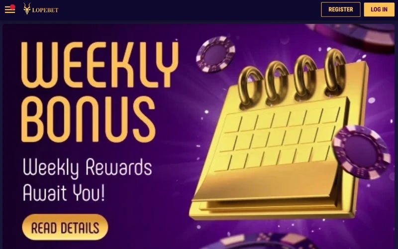 Lopebet Casino Website Screenshot
